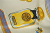 Authentic HERMES Carre 90 Scarf "Qu' importe le flacon" Silk Yellow 3099D