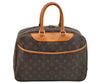 Authentic Louis Vuitton Monogram Deauville Hand Bag M47270 LV 3100I