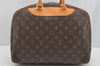 Authentic Louis Vuitton Monogram Deauville Hand Bag M47270 LV 3100I