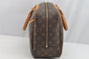 Authentic Louis Vuitton Monogram Deauville Hand Bag M47270 LV 3100I