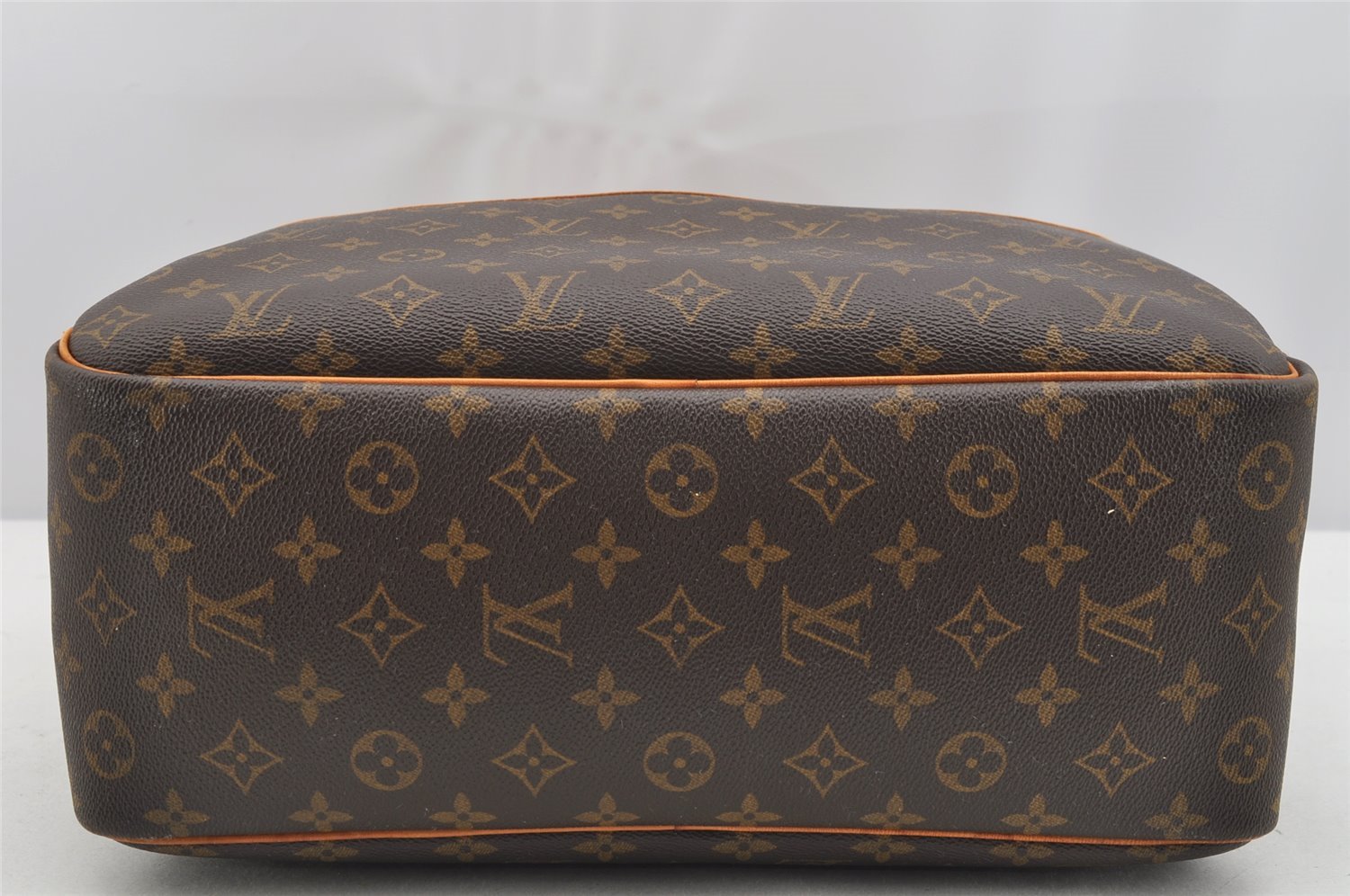 Authentic Louis Vuitton Monogram Deauville Hand Bag M47270 LV 3100I
