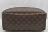 Authentic Louis Vuitton Monogram Deauville Hand Bag M47270 LV 3100I