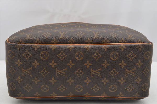 Authentic Louis Vuitton Monogram Deauville Hand Bag M47270 LV 3100I