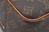 Authentic Louis Vuitton Monogram Deauville Hand Bag M47270 LV 3100I