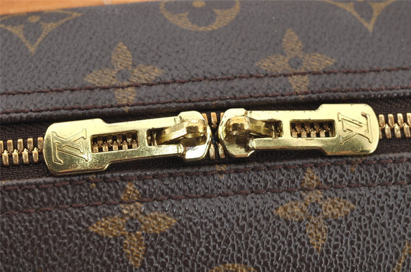 Authentic Louis Vuitton Monogram Deauville Hand Bag M47270 LV 3100I