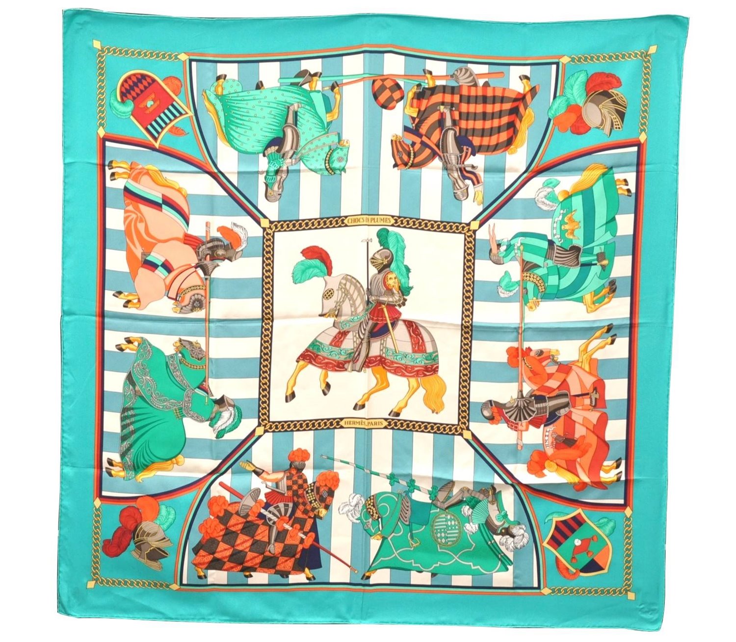 Authentic HERMES Carre 90 Scarf 