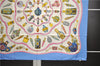 Authentic HERMES Carre 90 Scarf "Qu' importe le flacon..." Silk Light Blue 3102E