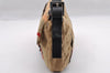 Authentic FENDI Mamma Baguette Shoulder Hand Bag Fur Leather Beige 3102I