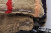 Authentic FENDI Mamma Baguette Shoulder Hand Bag Fur Leather Beige 3102I