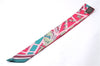 Auth HERMES Twilly Scarf "Les Nouveaux Amoureux de Paris" Silk Green Pink 3103D
