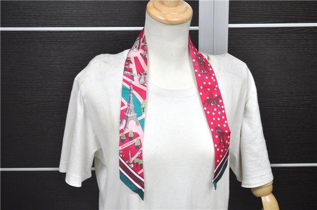 Auth HERMES Twilly Scarf 