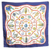 Authentic HERMES Carre 90 Scarf "Qu' importe le flacon..." Silk Navy 3103E