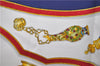 Authentic HERMES Carre 90 Scarf "Qu' importe le flacon..." Silk Navy 3103E