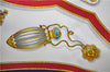 Authentic HERMES Carre 90 Scarf "Qu' importe le flacon..." Silk Navy 3103E