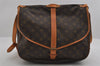 Authentic Louis Vuitton Monogram Saumur 35 Shoulder Cross Bag M42254 LV 3103I