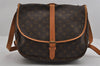 Authentic Louis Vuitton Monogram Saumur 35 Shoulder Cross Bag M42254 LV 3103I