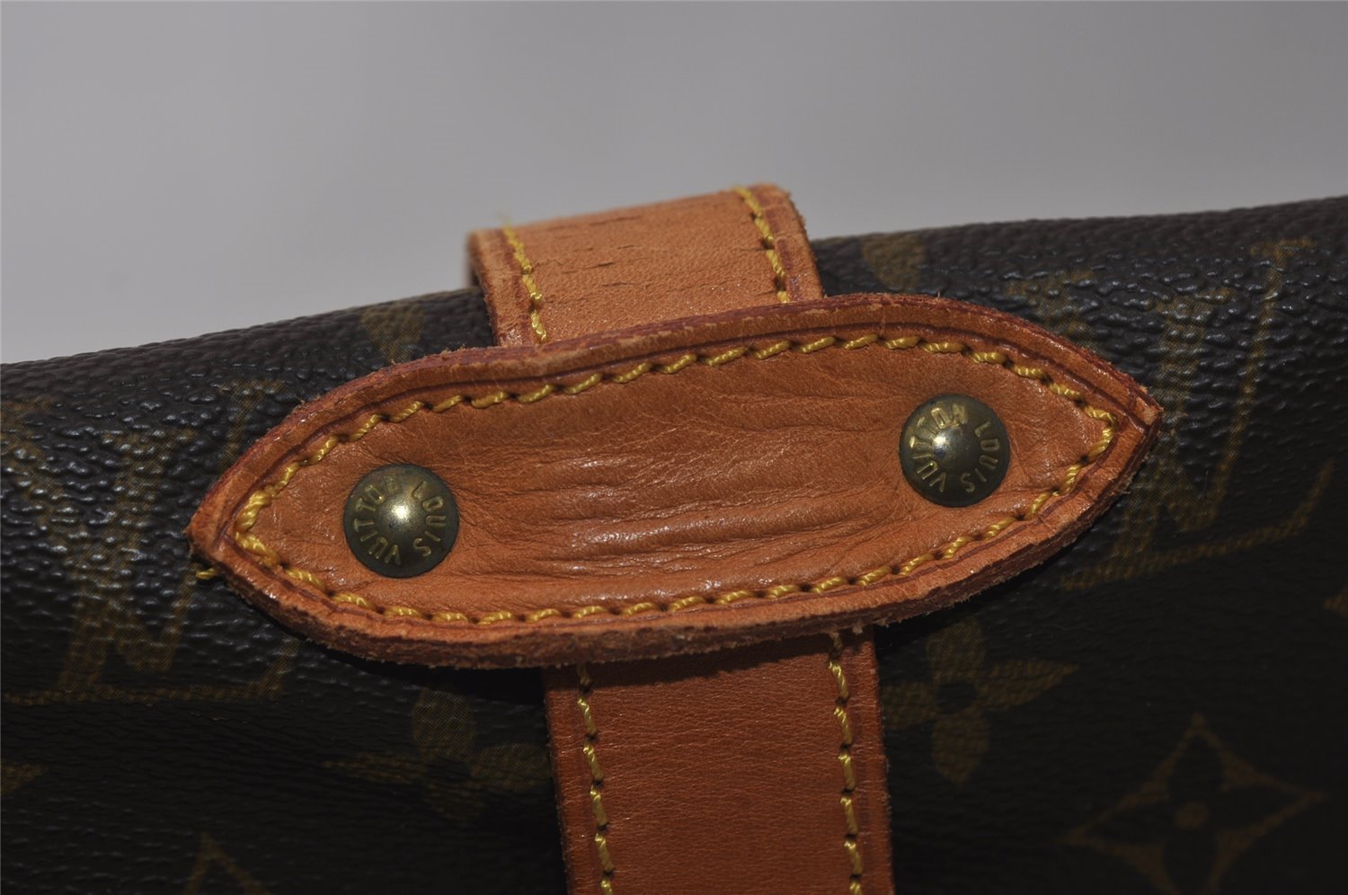 Authentic Louis Vuitton Monogram Saumur 35 Shoulder Cross Bag M42254 LV 3103I