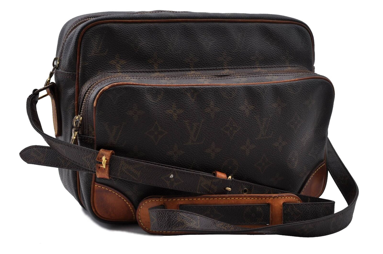 Authentic Louis Vuitton Monogram Nile Shoulder Cross Body Bag M45244 LV 3106C