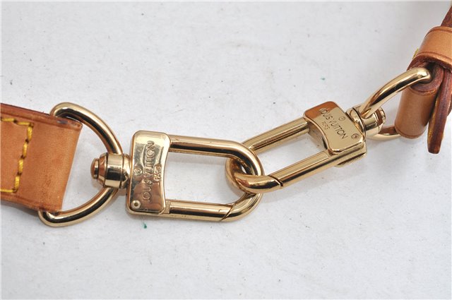 Authentic Louis Vuitton Leather Shoulder Strap Beige 39.8-46.5