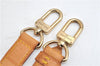 Authentic Louis Vuitton Leather Shoulder Strap Beige 39.8-46.5" LV 3106D