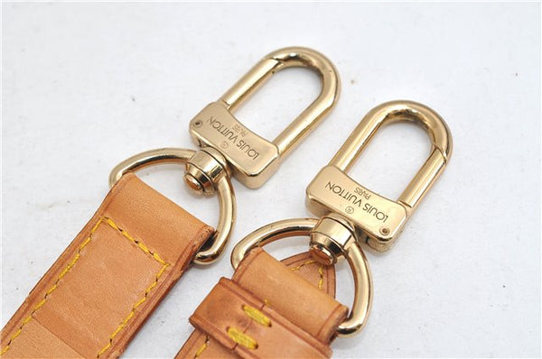 Authentic Louis Vuitton Leather Shoulder Strap Beige 39.8-46.5" LV 3106D