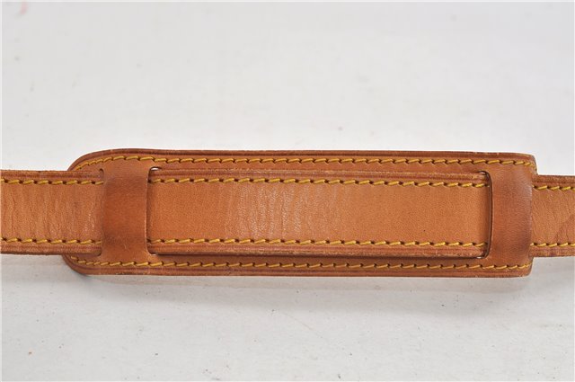 Authentic Louis Vuitton Leather Shoulder Strap Beige 39.8-46.5