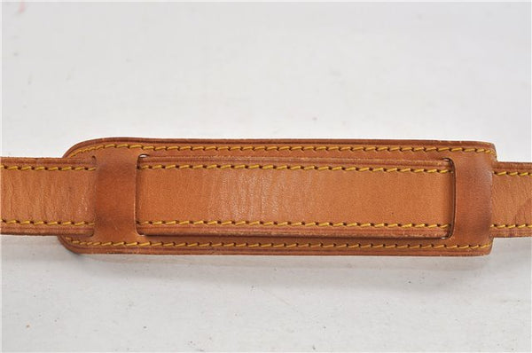 Authentic Louis Vuitton Leather Shoulder Strap Beige 39.8-46.5" LV 3106D