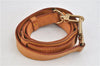 Authentic Louis Vuitton Leather Shoulder Strap Beige 39.8-46.5" LV 3106D