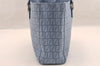 Authentic FENDI Vintage Zucchino Hand Bag Purse PVC Blue 3106I