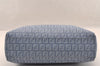 Authentic FENDI Vintage Zucchino Hand Bag Purse PVC Blue 3106I