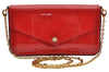 Authentic Louis Vuitton Vernis Pochette Felicie Shoulder Bag Red M61293 LV 3107I