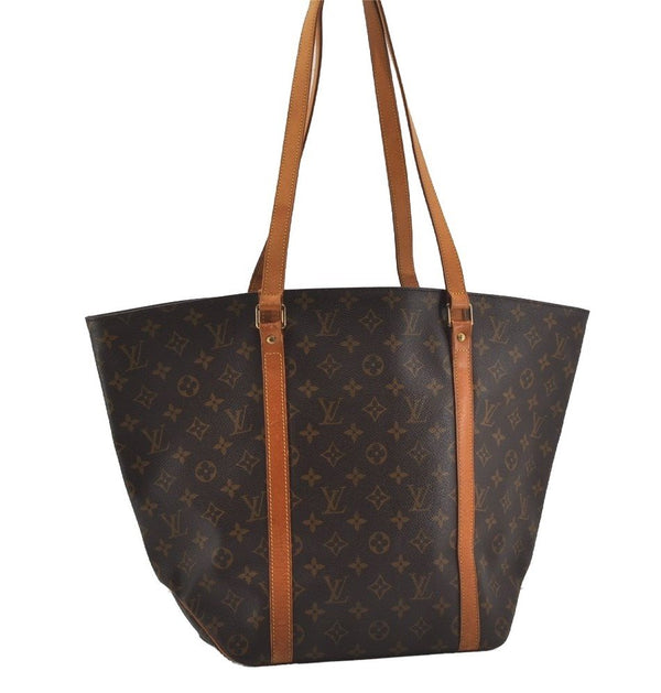 Authentic Louis Vuitton Monogram Sac Shopping PM Tote Bag M51108 LV 3109I