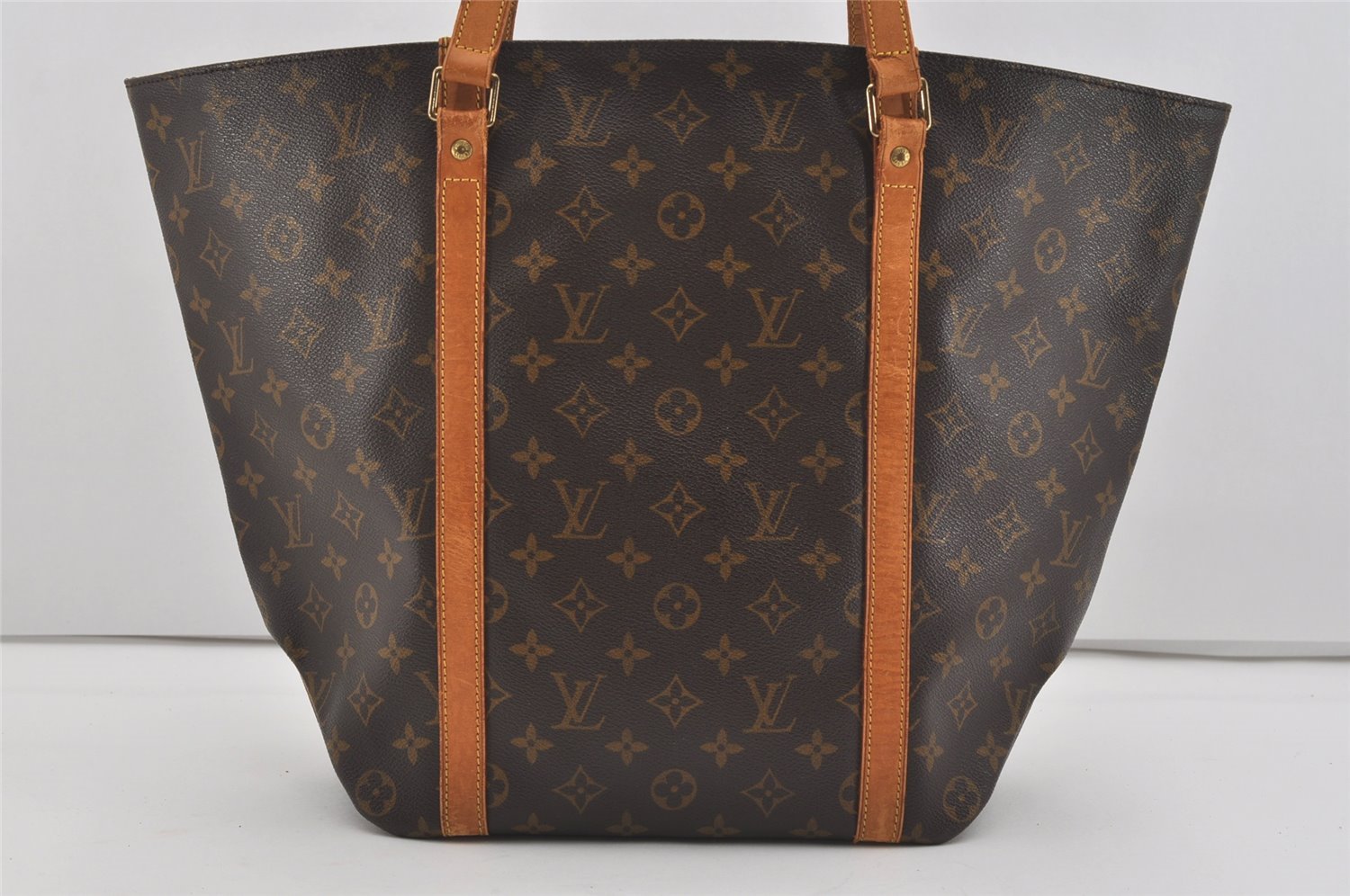 Authentic Louis Vuitton Monogram Sac Shopping PM Tote Bag M51108 LV 3109I