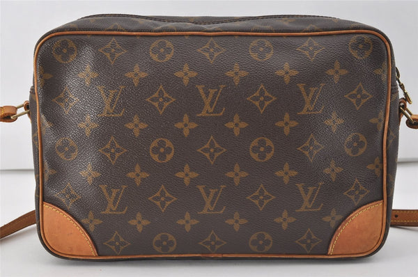 Authentic Louis Vuitton Monogram Trocadero 30 Shoulder Cross Bag M51272 LV 3110I