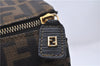 Authentic FENDI Zucca 2way Shoulder Hand Bag Canvas Leather Brown 3111D