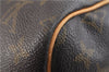 Auth Louis Vuitton Monogram Keepall Bandouliere 55 Boston Bag M41414 LV 3112D