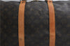 Auth Louis Vuitton Monogram Keepall Bandouliere 55 Boston Bag M41414 LV 3112D