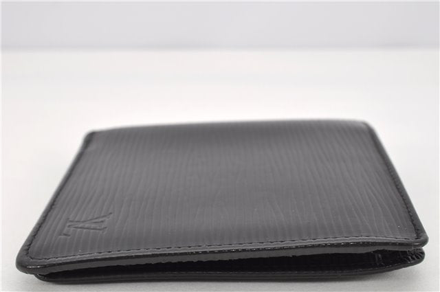 Authentic Louis Vuitton Epi Portefeuille Marco Wallet Black M63652 LV 3112F