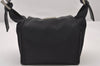 Authentic FENDI Vintage Shoulder Hand Bag Purse Nylon Leather Black 3112I