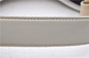 Authentic YVES SAINT LAURENT Saint Tropez Shoulder Hand Bag Leather White 3113D