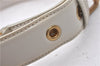 Authentic YVES SAINT LAURENT Saint Tropez Shoulder Hand Bag Leather White 3113D