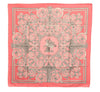 Authentic HERMES Carre 90 Scarf "LES TUILERIES" Silk Pink 3113E