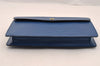 Authentic Louis Vuitton Epi Montaigne 27 Clutch Hand Bag Blue M52655 LV 3113I