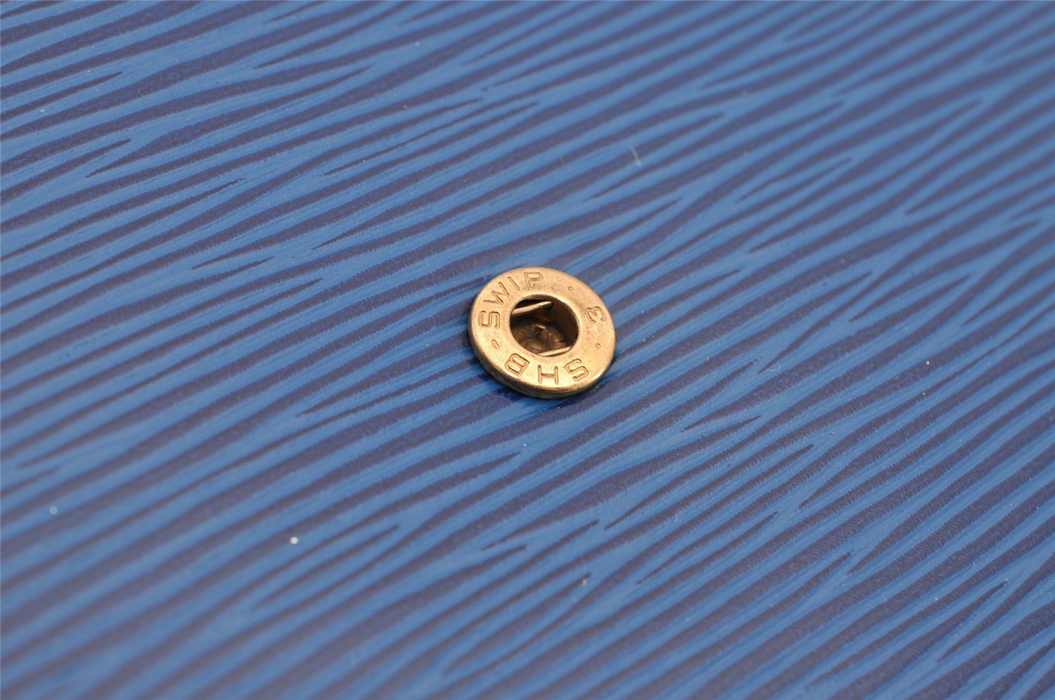 Authentic Louis Vuitton Epi Montaigne 27 Clutch Hand Bag Blue M52655 LV 3113I