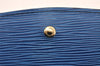 Authentic Louis Vuitton Epi Montaigne 27 Clutch Hand Bag Blue M52655 LV 3113I