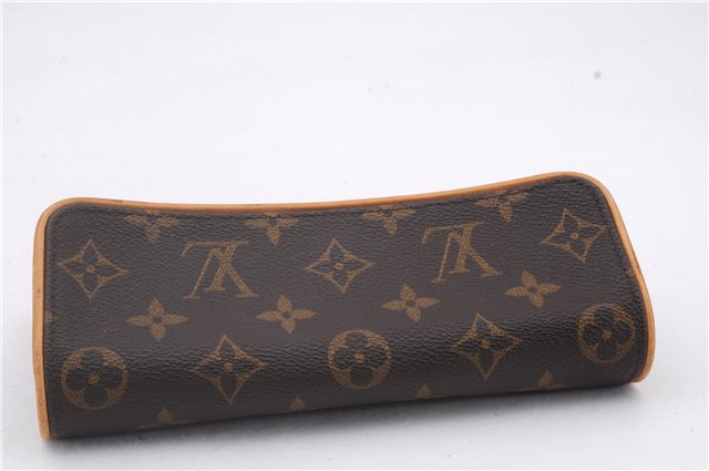 Authentic Louis Vuitton Monogram Pochette Twin PM Shoulder Bag M51854 LV 3114D