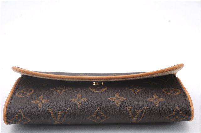 Authentic Louis Vuitton Monogram Pochette Twin PM Shoulder Bag M51854 LV 3114D