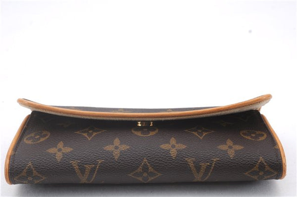 Authentic Louis Vuitton Monogram Pochette Twin PM Shoulder Bag M51854 LV 3114D