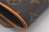 Authentic Louis Vuitton Monogram Pochette Twin PM Shoulder Bag M51854 LV 3114D