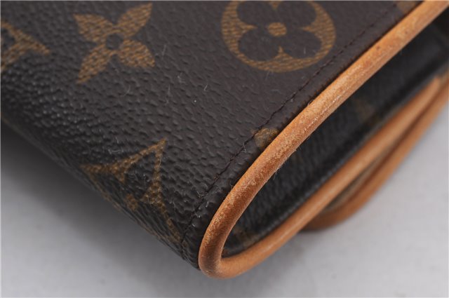 Authentic Louis Vuitton Monogram Pochette Twin PM Shoulder Bag M51854 LV 3114D